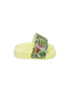 CUBS Dinosaur Print Everyday Wear eco-friendly PVC Slides for Kids, Lightweight, Easy to Wash and Anti-Slip Soles  - Image 1