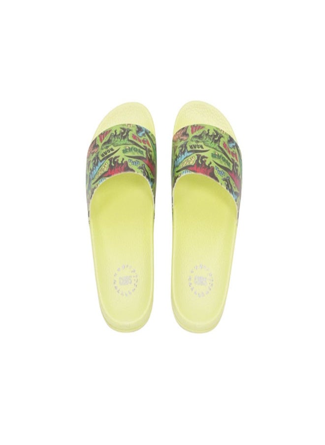 CUBS Dinosaur Print Everyday Wear eco-friendly PVC Slides for Kids, Lightweight, Easy to Wash and Anti-Slip Soles  - Image 4