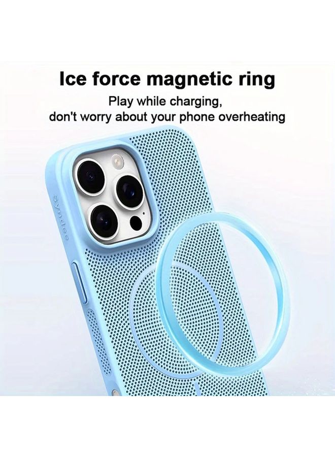 Premium Magnetic Wireless Charging Phone Case White for iPhone 14 - Image 5