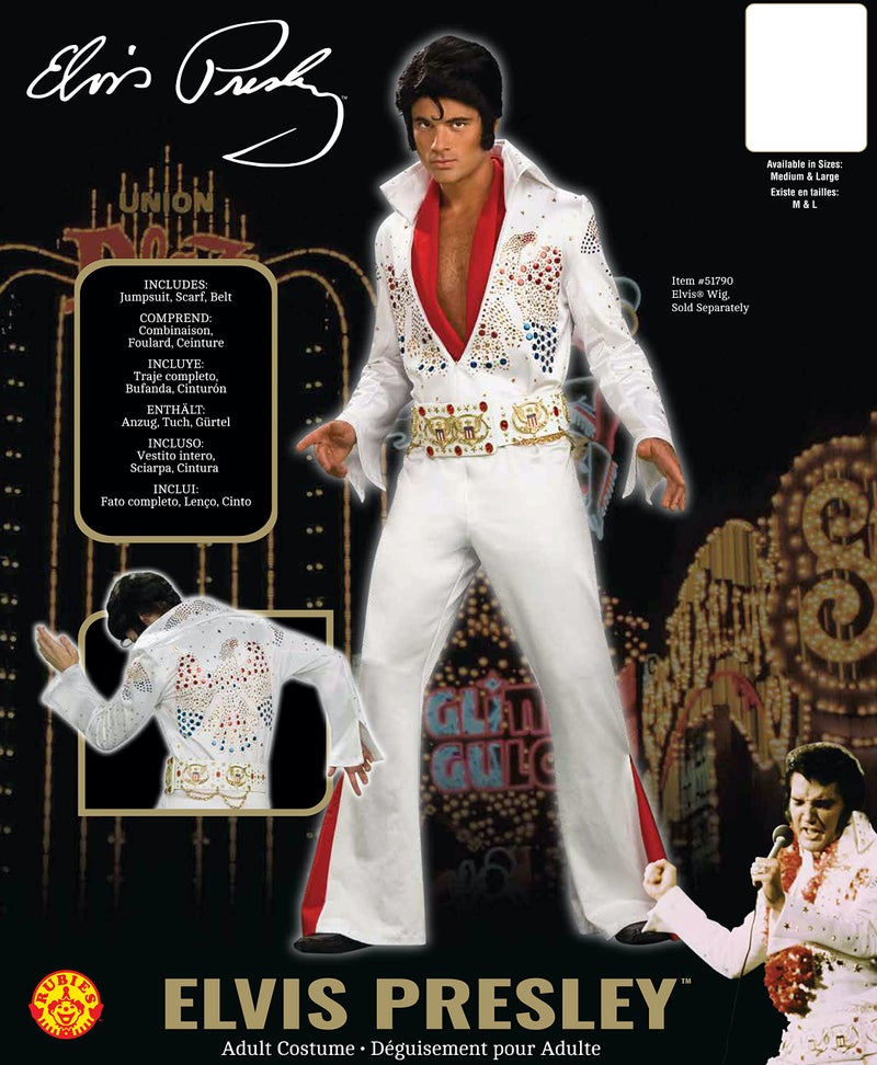 Rubies Elvis Presley: Elvis Presley Costume for Adults, Men's Medium - Image 3