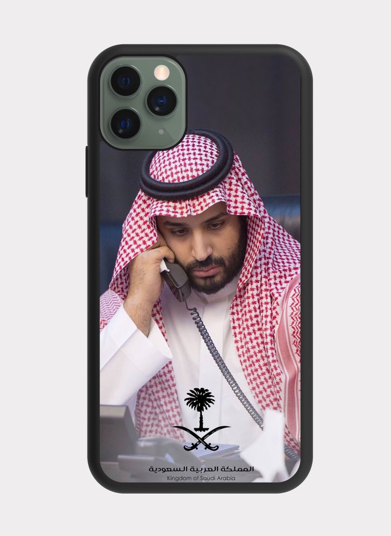 بكسلات كفر ايفون 11 برو ماكس ولي العهد محمد ابن سلمان ابيض و احمر - Image 1