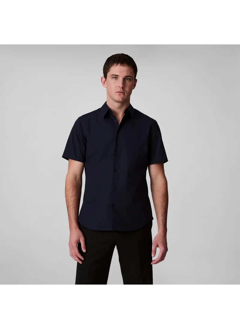 كالفن كلاين Slim Stretch Cotton Shirt