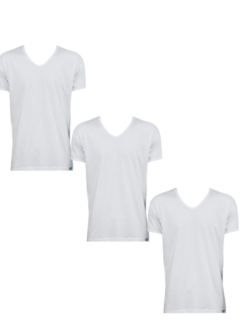 rayan - 3 - Pieces RAYAN V Neck Undershirt white - Image 1