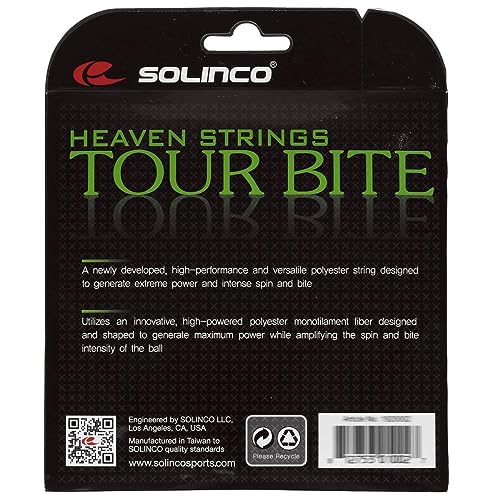 Solinco Tour Bite (16-1.30mm) Tennis String (Silver) - Image 3