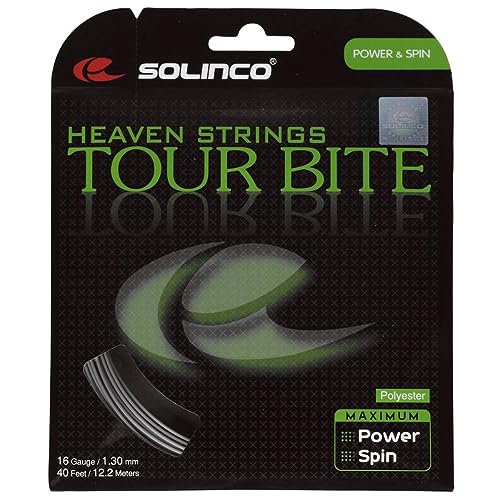 Solinco Tour Bite (16-1.30mm) Tennis String (Silver) - Image 1