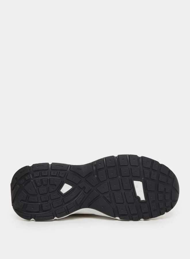 Styli Styli Textured Lace Up Chunky Sole Sneakers
