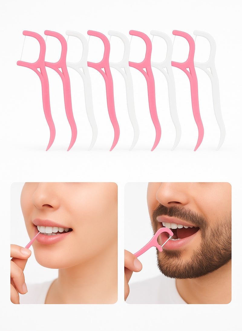 أعواد تنظيف الأسنان بخيط مزدوج – 30 قطعة - Image 1