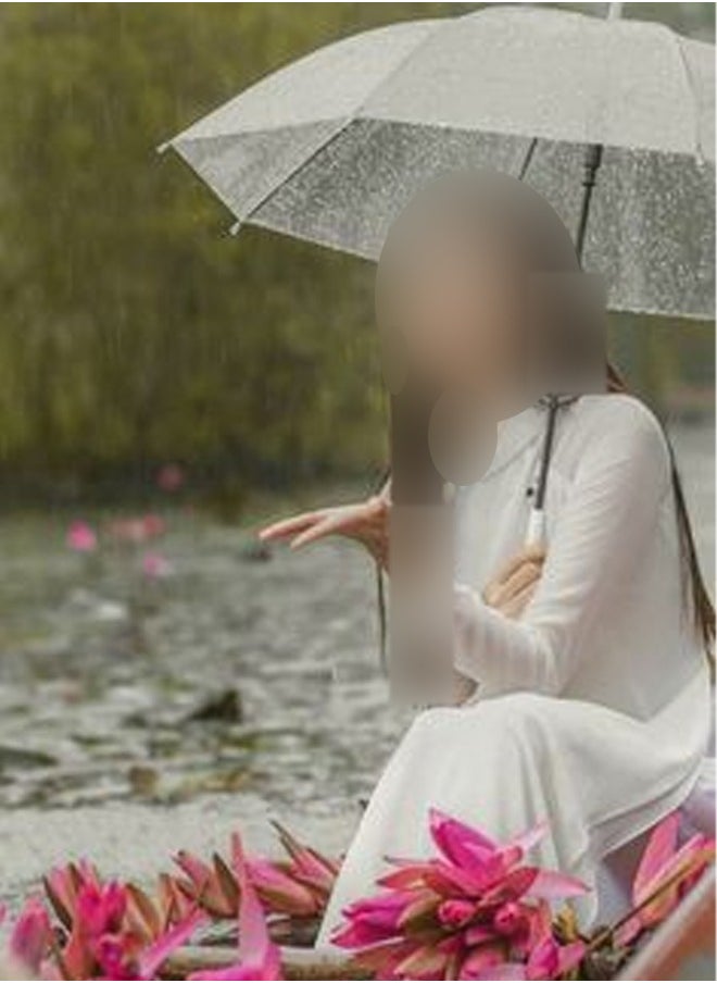 Cady One Lightweight waterproof transparent folding umbrella  - Image 1