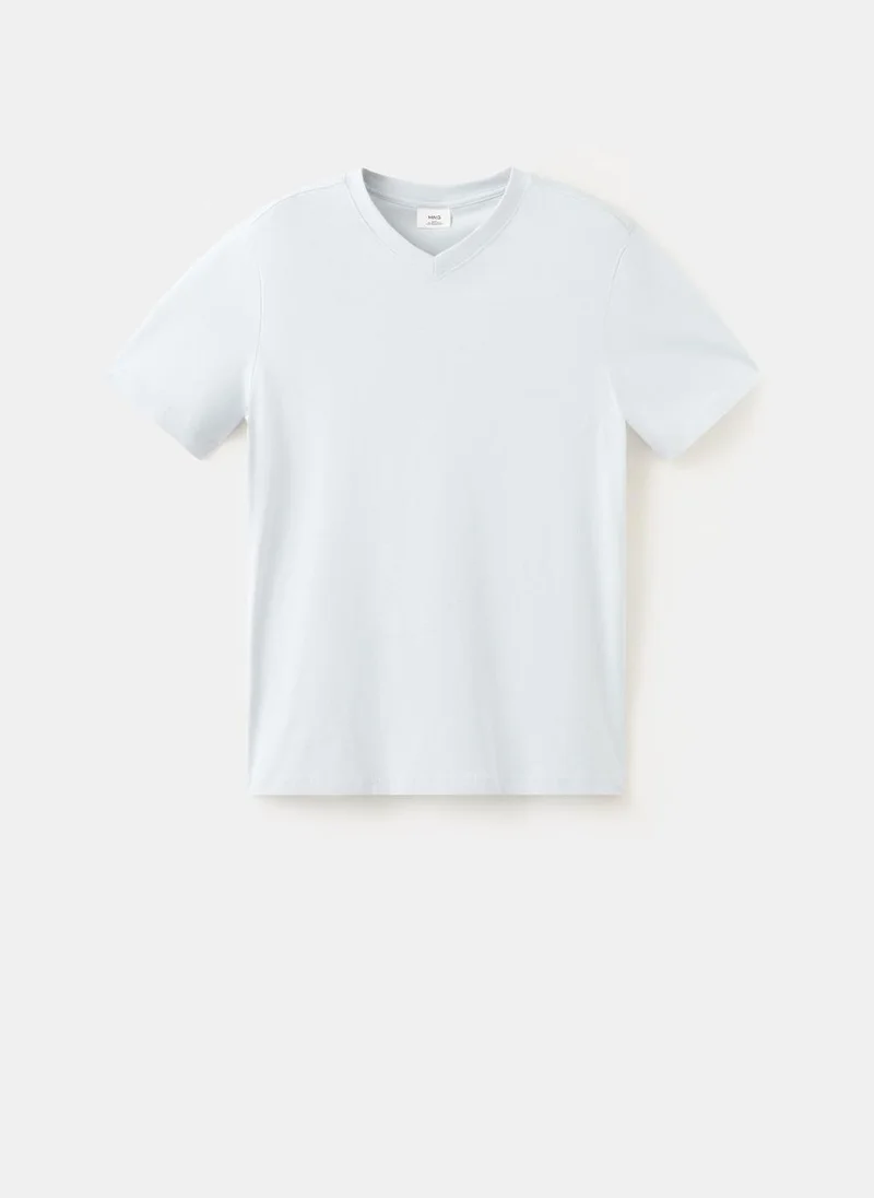 Mango Man 45-AGUA Slim-Fit 180-Gsm T-Shirt for Men | Best Price UAE
