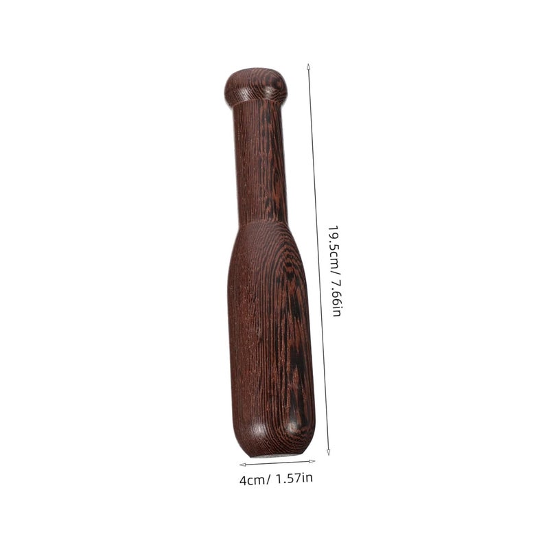 Wooden Garlic Pestle For Grinding Spices Herbs Multipurpose Kitchen Tool - Image 3