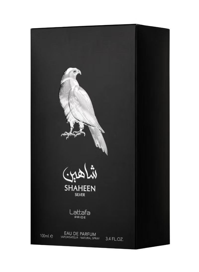 Lattafa PRIDE Shaheen Silver Eau De Parfum - 100ml | Luxurious Unisex Fragrance, Elegant and Captivating Scent - Image 1