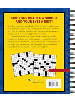 Brain Games - Crossword Puzzles - Large Print (Blue)  - Image 4