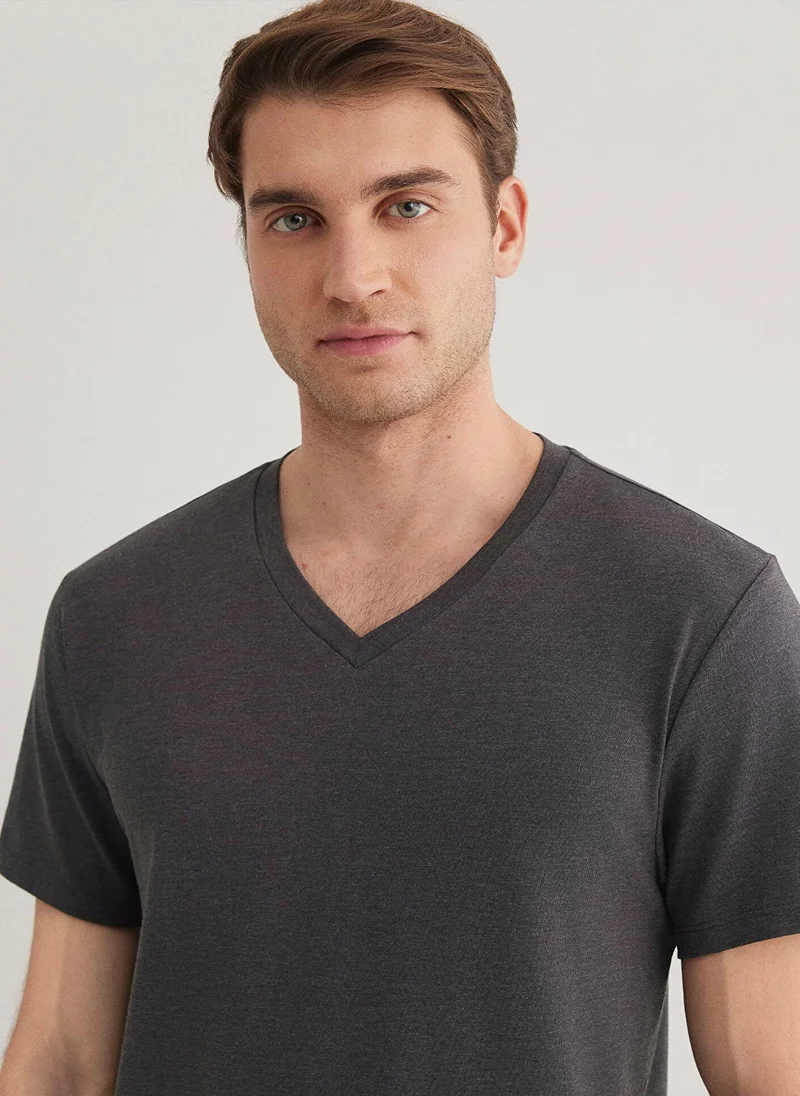 MAVI Stretch V Neck T-shirt