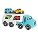 Aurora Toys Versatile Wheatley Car Hauler Toy Imaginative Play Unplugged Play Blue 14 Inches - Image 2