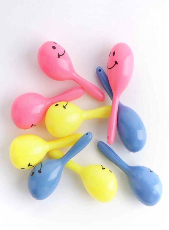 DQITJ 9 Pcs Colourful Mini Ball Sand Hammer Parrot Rattle Shaker Musical Sound Toy Intelligent Sand Hammer Foot Toy for Bird Parrot Cockatiel Conure Lovebird Parakeet Canary (Colors May Vary) - Image 5