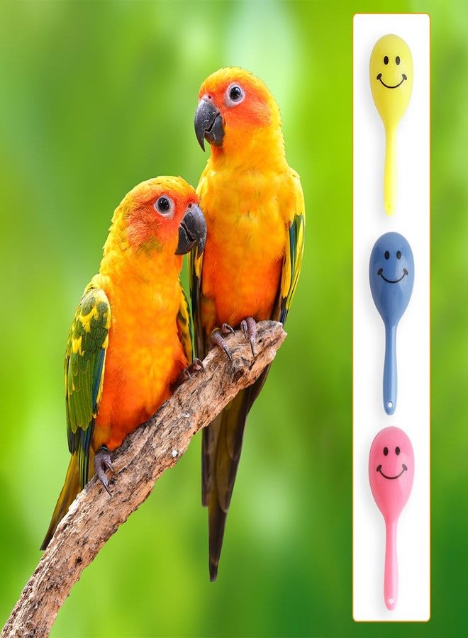 DQITJ 9 Pcs Colourful Mini Ball Sand Hammer Parrot Rattle Shaker Musical Sound Toy Intelligent Sand Hammer Foot Toy for Bird Parrot Cockatiel Conure Lovebird Parakeet Canary (Colors May Vary) - Image 4