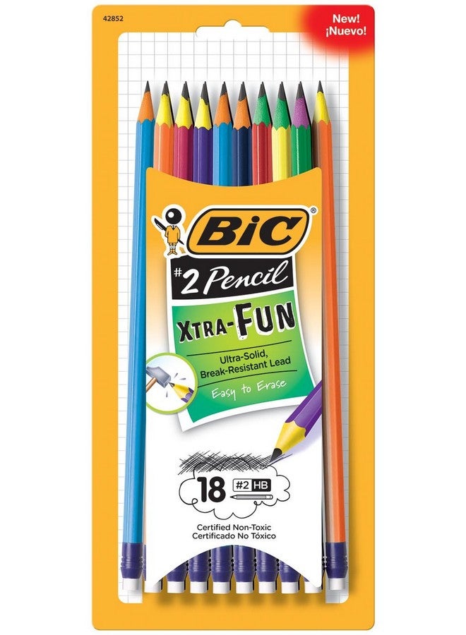 Bic BIC Xtra-Fun Graphite Pencil, 2 HB, 18-Count  - Image 1