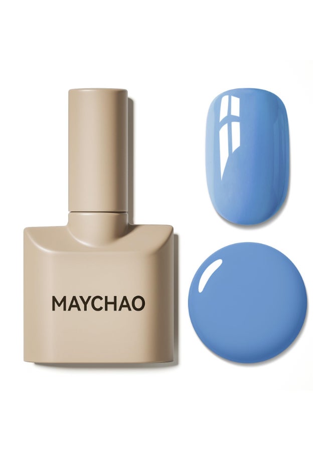 MAYCHAO 15ML Blue Gel Nail Polish 1Pc Blue Gel Polish Soak Off UV LED Nail Polish Nail Art Starter Manicure Salon DIY at Home 05 OZ - Image 3