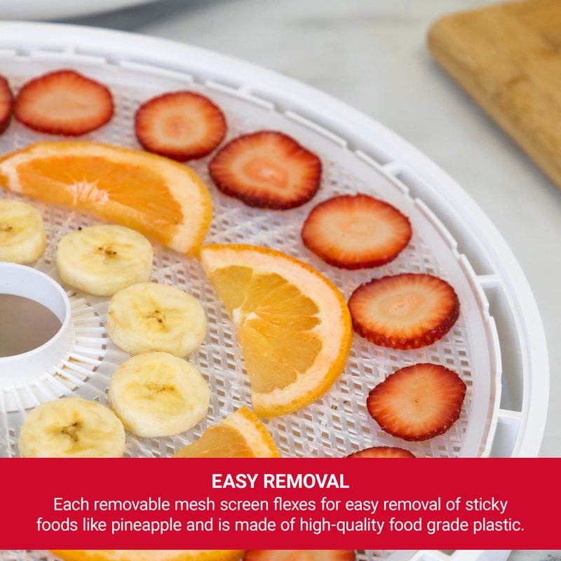 NESCO LM-2-6 Round Plastic Mesh 13 1/2" Clean-A-Screens, for Dehydrators, (Pack of 2) - Image 5