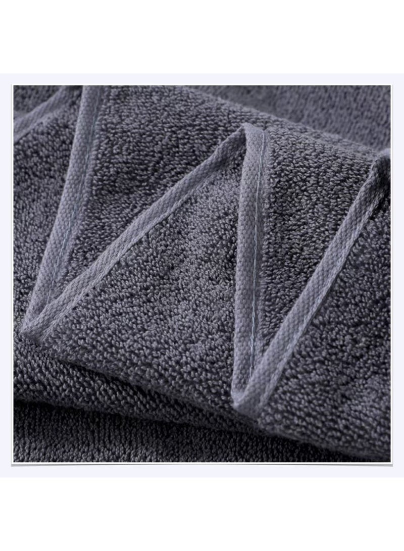 Sharpdo Pure Cotton Towel Set Household Extra Absorbent Bath Towel Hand Towel Wash Cloth Full Cotton 8 Pack Set  2 pieces 34*34cm; 4 pieces 34*73cm; 2 pieces 70*140cm - Image 3