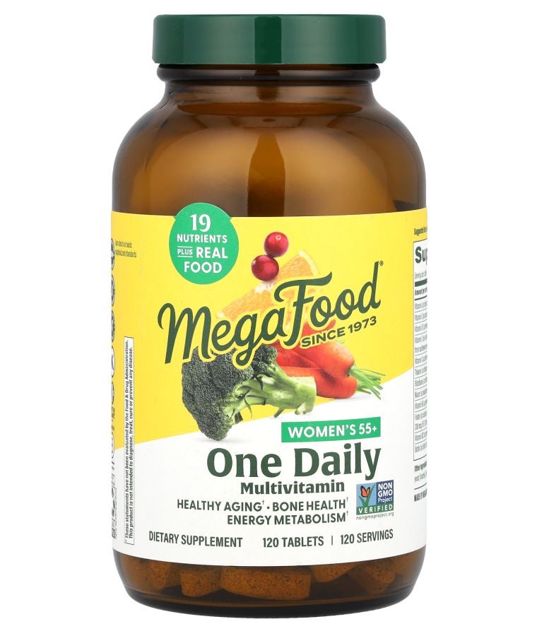MegaFood Women's 55+ One Daily Multivitamin 120 Tablets
