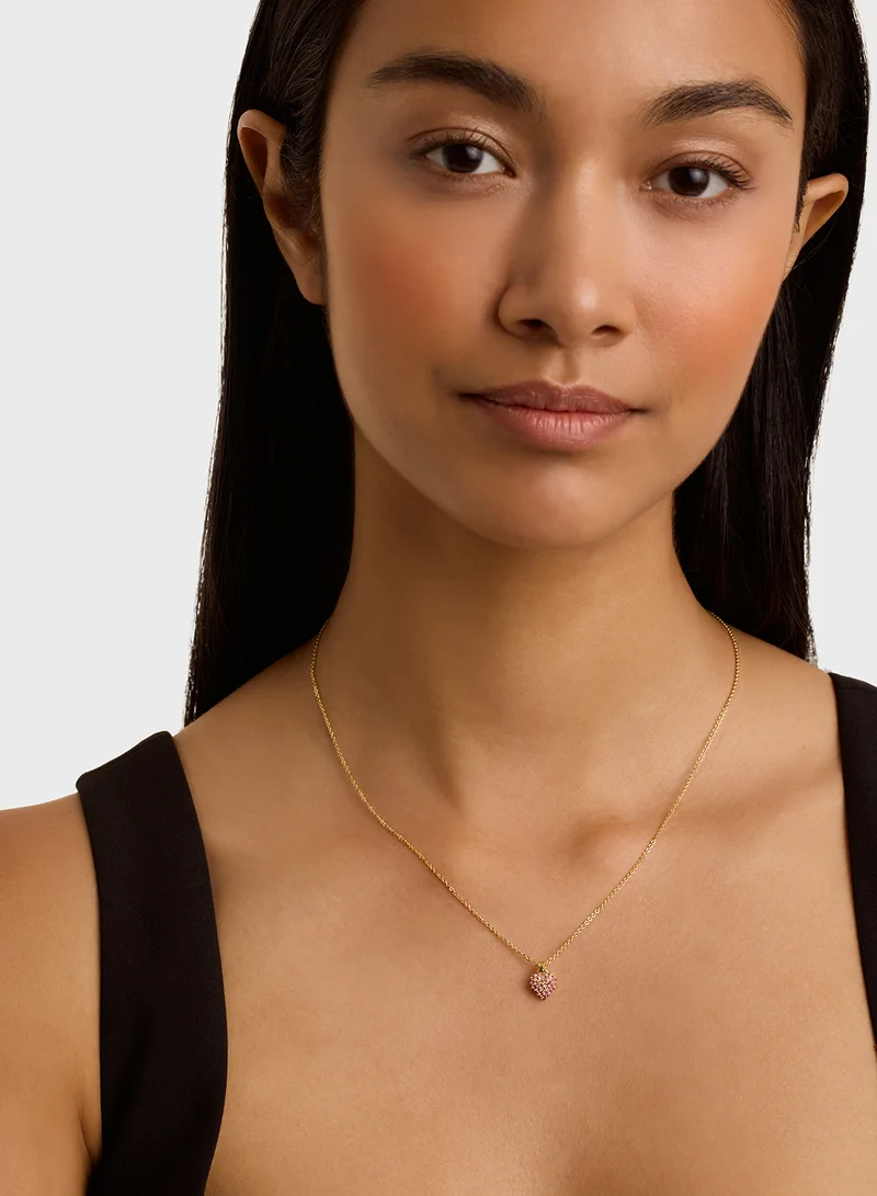 Ted Baker Chain Detail Drop  Long Necklace