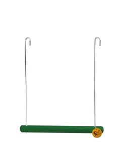 Sage Square Playful Natural Perch Wood Swing Toy Cage Hanging Platform, Climbing, Training, Workout Sand Perch For Birds (Large)  - Image 3