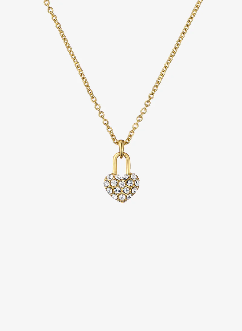 Ted Baker Paige Pave Crystal Padlock Pendant Necklace