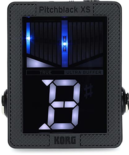 Korg Pitchblack XS Compact Chromatic Guitar Pedal Tuner w/ Four Display Modes and High Visibility Display (PBXS) - Image 1