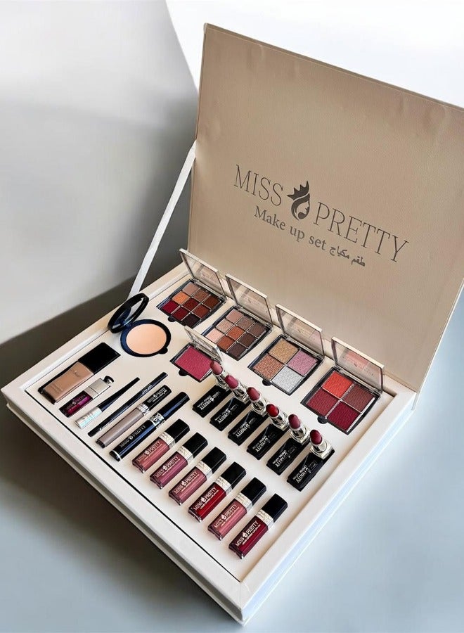 MISS PRETTY Miss Pretty Complete Beige Makeup Box | 24Pieces of Luxurious Beauty - Image 3