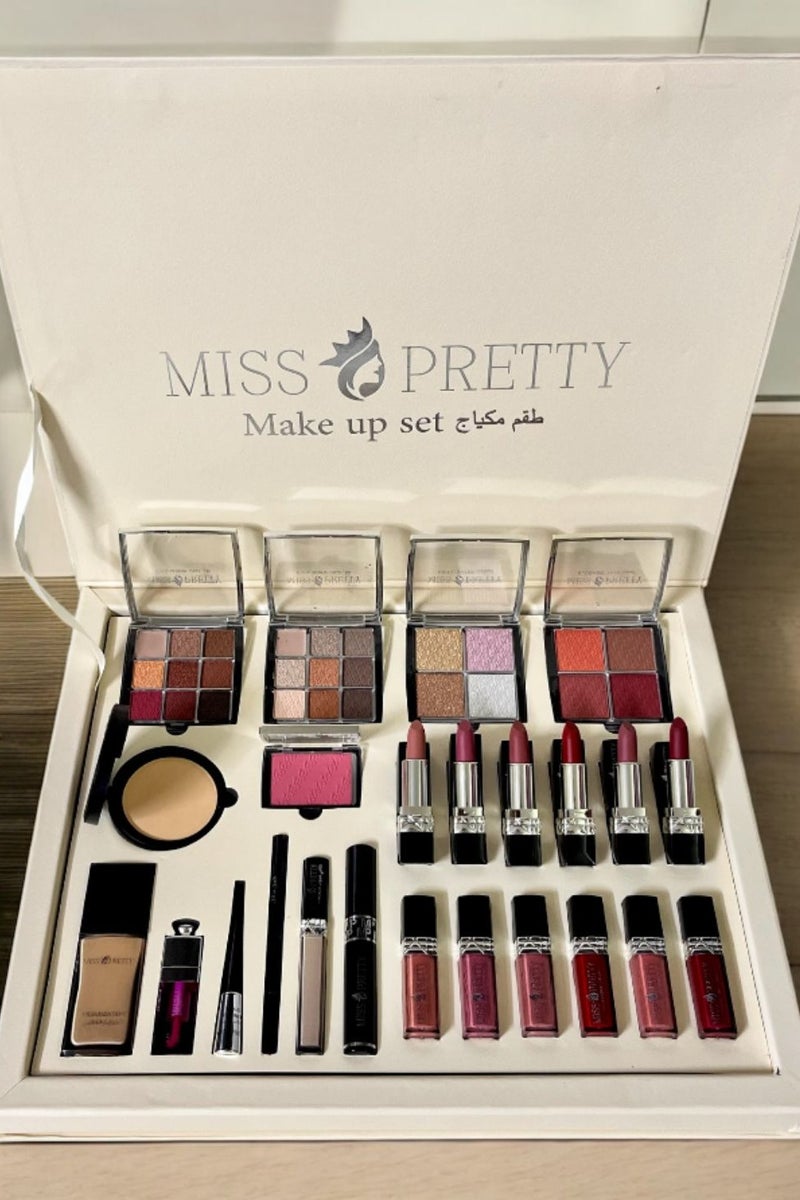 MISS PRETTY Miss Pretty Complete Beige Makeup Box | 24Pieces of Luxurious Beauty - Image 1