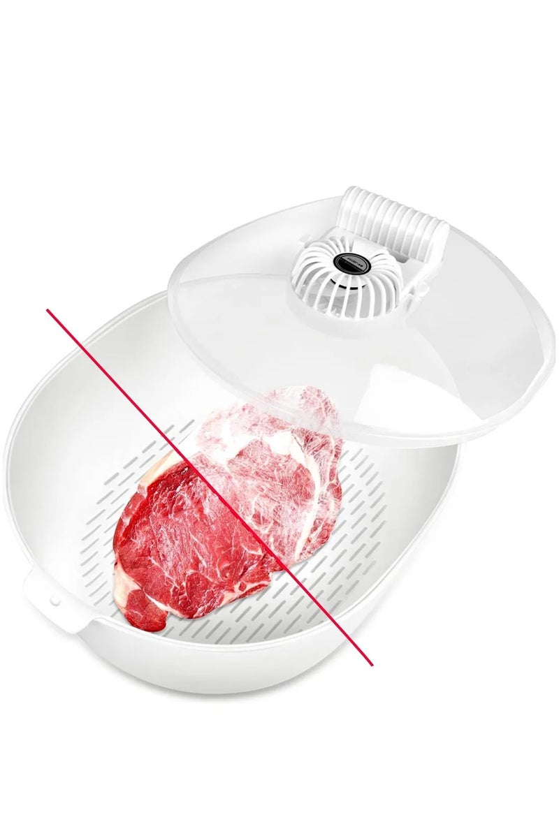 Portable 360° Food Defroster & Heater –  Energy-Saving, Microwave Alternative - Image 3