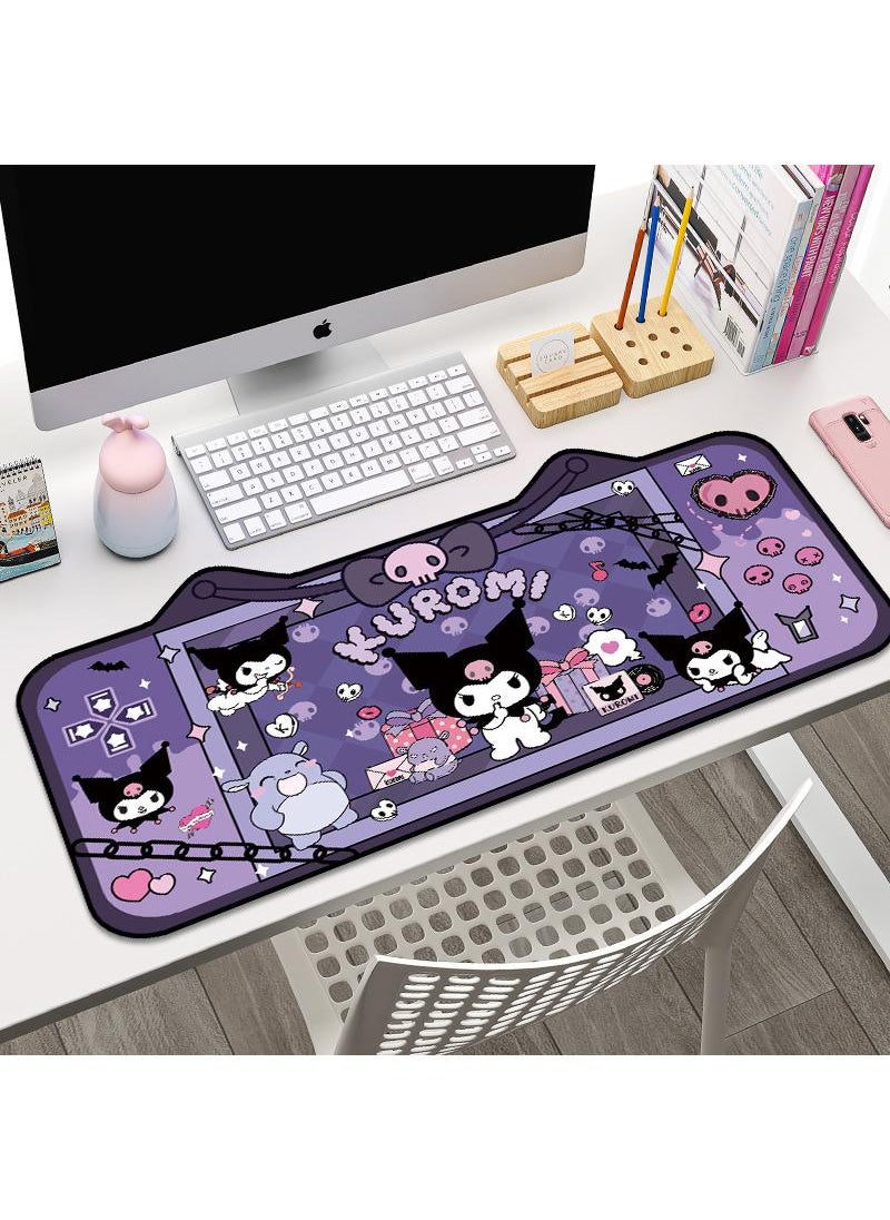 General - Kulomi Cartoon Personality Gaming Large Mouse Pad  Large Mat Officer Desk Mat Oversized Lock Edge Anti-Slip Anime  Mouse Pad - Image 1