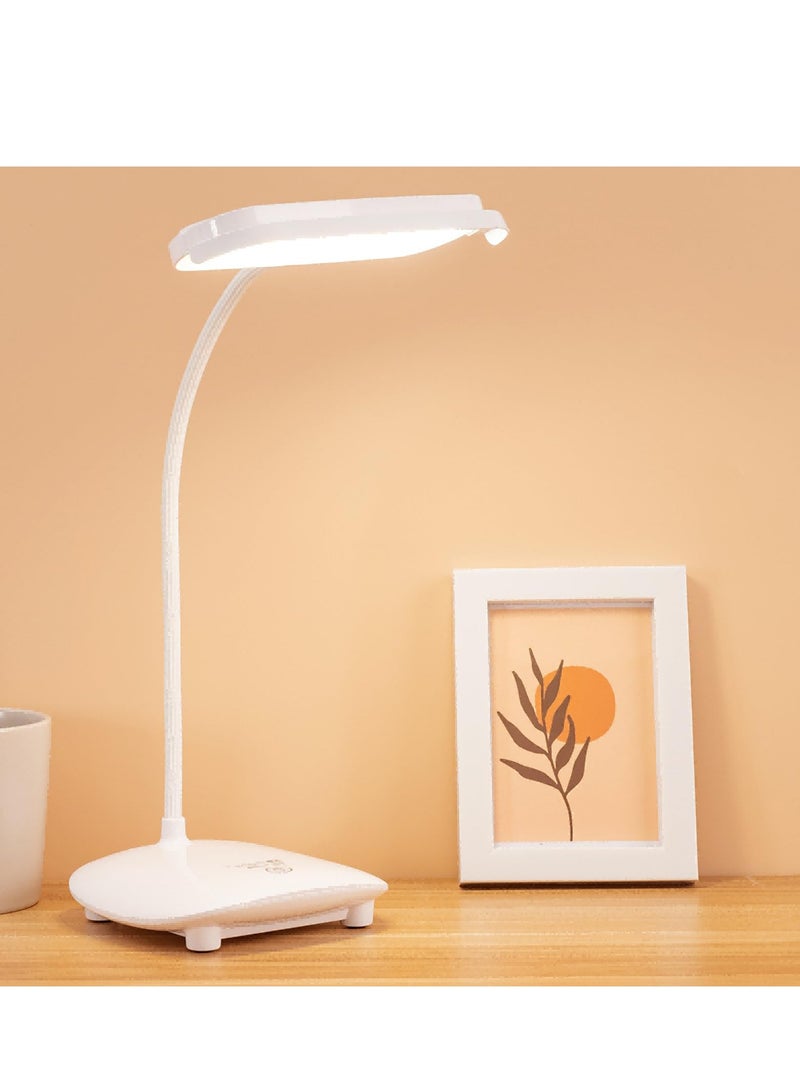 Excefore Cordless Table Lamp, LED Desk Lamp, Touch Control With USB Charging Port, Bedside Table Lamp, 2 Levels Brightness Night Light for Restaurants Bars Garden Patio Outdoor  - Image 1