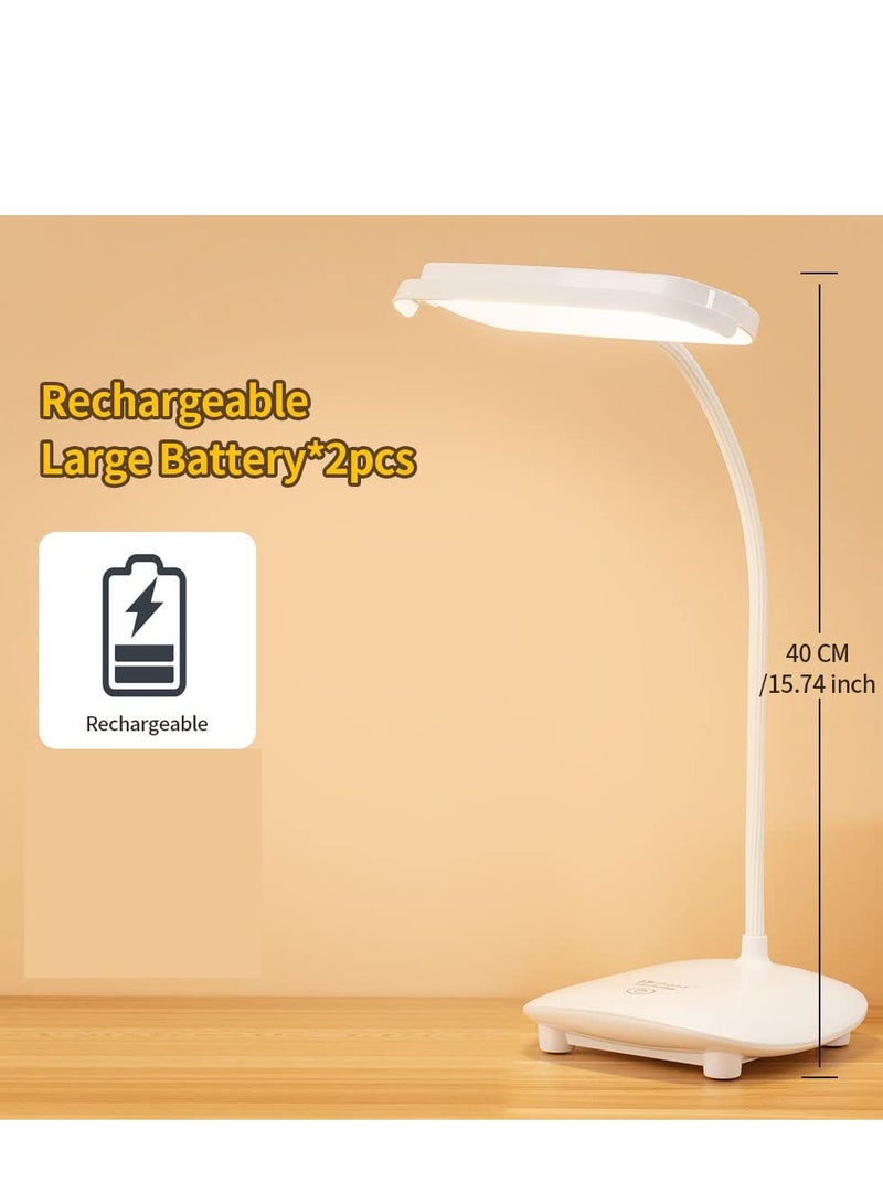 Excefore Cordless Table Lamp, LED Desk Lamp, Touch Control With USB Charging Port, Bedside Table Lamp, 2 Levels Brightness Night Light for Restaurants Bars Garden Patio Outdoor  - Image 4