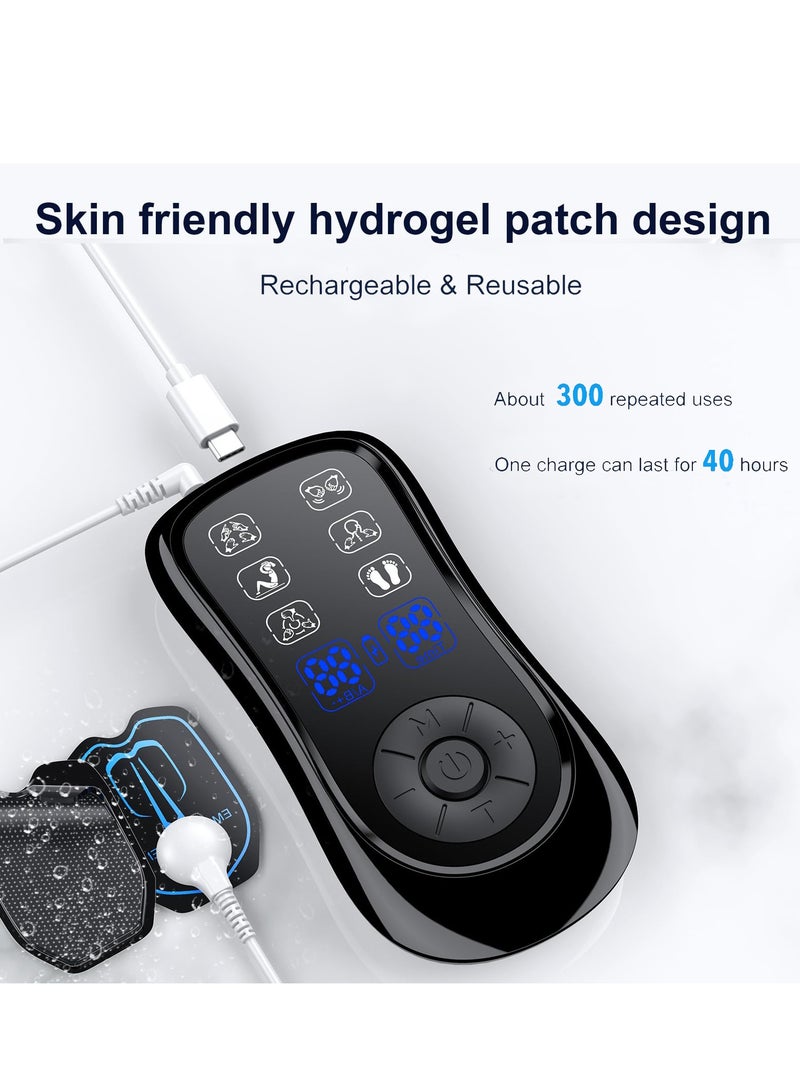 Excefore Tens Machine for Pain Relief, Back Pain Relief,  EMS Therapy Electric Massager, 6 Modes & 19 Gear Back Massagers for Pain, Neck Massager  - Image 4