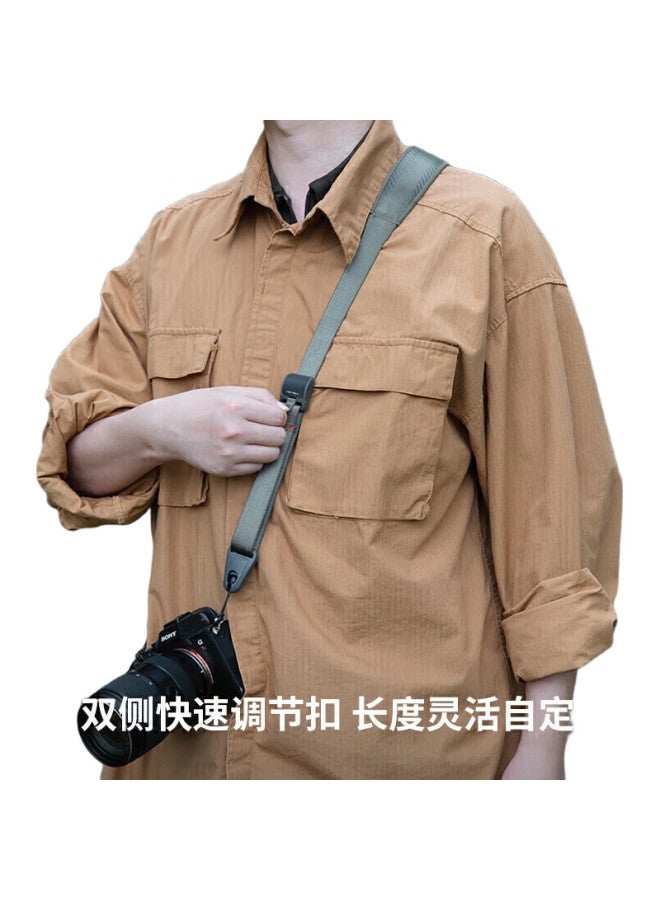 Pgytech Camera Strap, Quick-Release Buckle, Dandelion Camera Shoulder Strap, Compatible With Sony, Canon, Fuji, Nikon Camera Accessories (Midnight Black) - Image 1