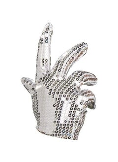 Rubies Rubie's Michael Jackson Sequin Glove, Silver  - Image 2