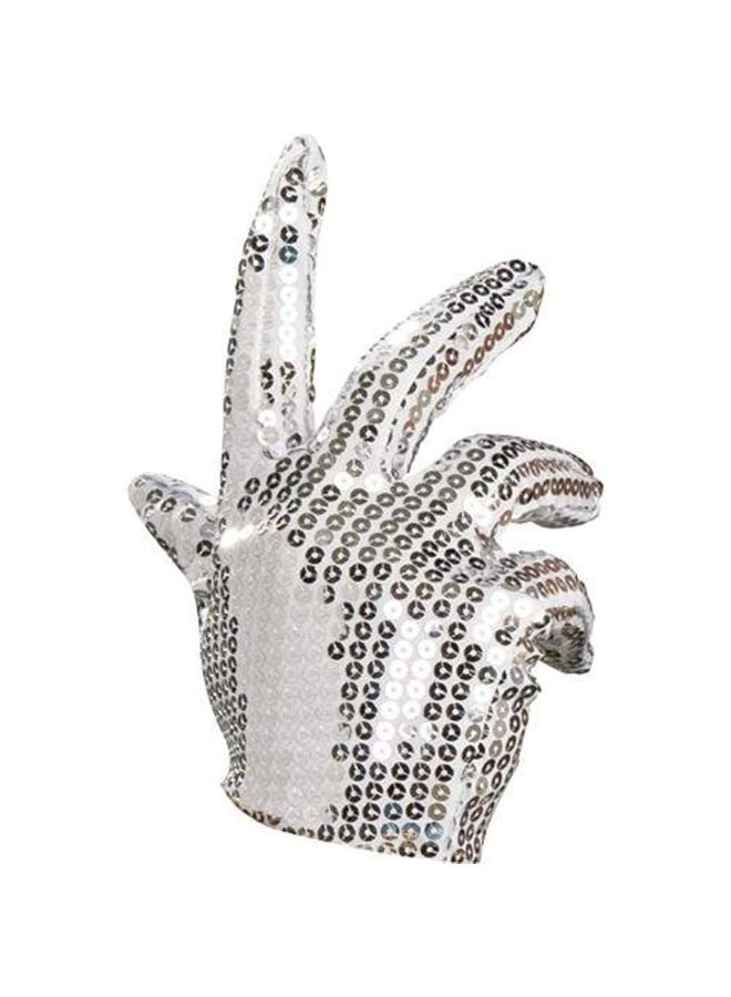 Rubies Rubie's Michael Jackson Sequin Glove, Silver - Image 2