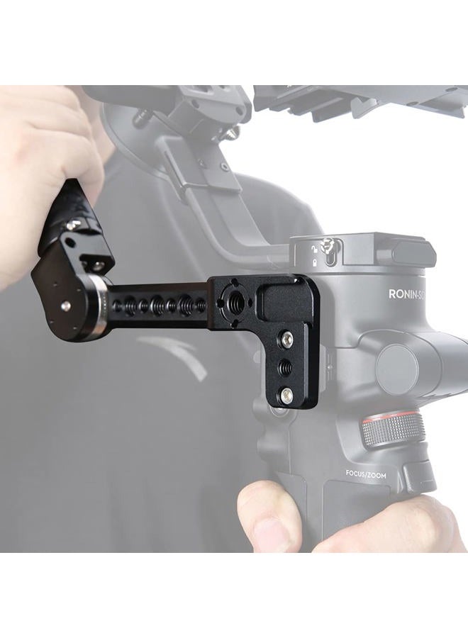 NICEYRIG Leather Handle Grip Kit for DJI Ronin S/SC / RSC2, 200 Degree Adjustment Handgrip with Rosette Mount Extension Bracket - 332 - Image 2