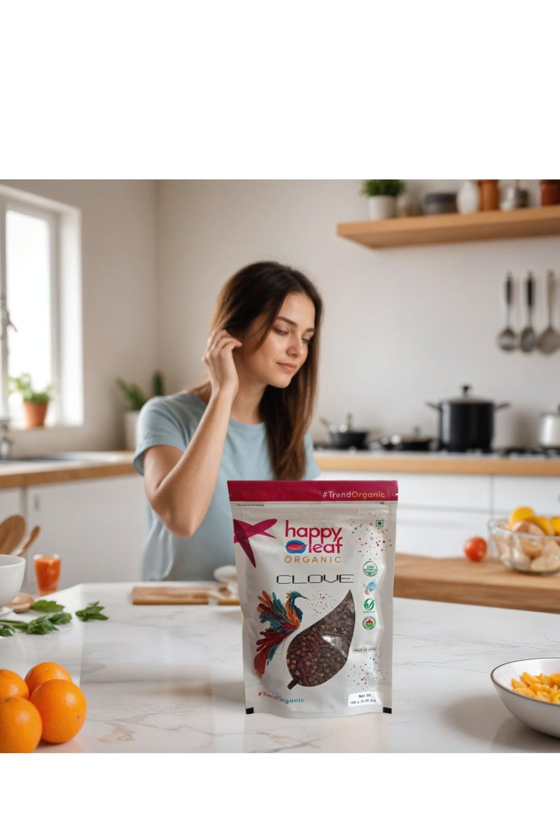 happy leaf organic Organic Clove Whole 150g - Image 4