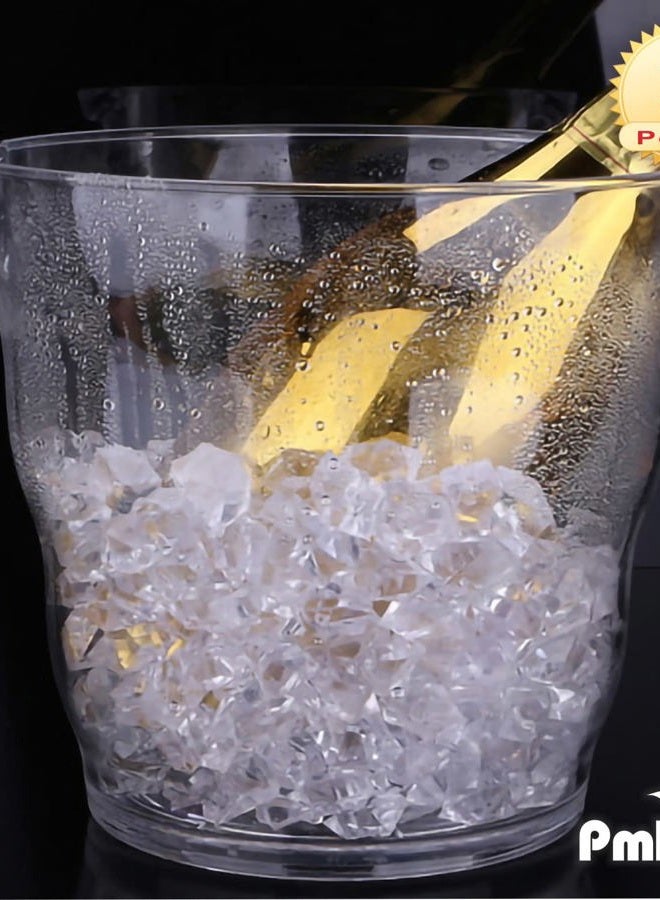 PMLAND Acrylic Ice Rock Cubes 3 Lbs Bag, Vase Filler or Table Decorating Idea- Clear - Image 5