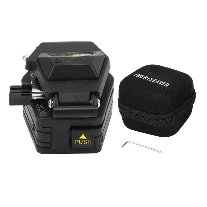 Fiber Optic Cleaver With Tungsten Steel Blade 16 Cutting Spots 0.8 Degree for 0.25mm 0.9mm Cables Compact - Image 2