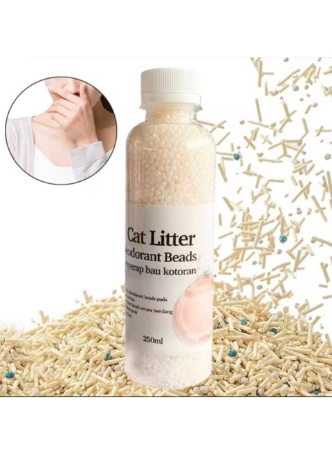 JIAOWIRED Cat Litter Deodorizing Beads, Effectively Eliminate Litter Box Odors, Dustless Cat Litter Deodorizing Crystal