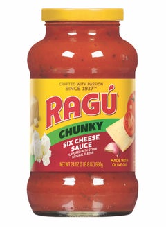 Ragu RAGU Chunky Six Cheese Sauce 680g  - Image 1