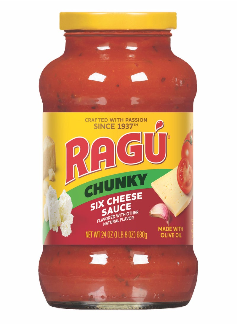 Ragu - RAGU Chunky Six Cheese Sauce 680g - Image 1