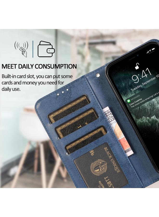 Zaboon Case For iPhone 13 mini Retro 2 in 1 Detachable Horizontal Flip Leather Case with Card Slots & Wallet For iPhone 13 Mini - Image 3