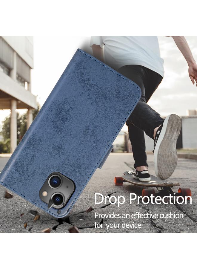 Zaboon Case For iPhone 13 mini Retro 2 in 1 Detachable Horizontal Flip Leather Case with Card Slots & Wallet For iPhone 13 Mini - Image 4