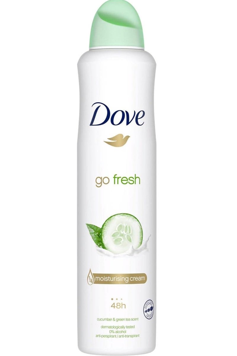 Dove Go Fresh Cucumber Deodorant - 250 ml - Image 1