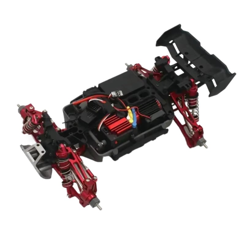 Red Metal Steering Knuckles RC Car Upgrade Parts For MJX Models H16 16207 16208 16209 16210 - Image 3
